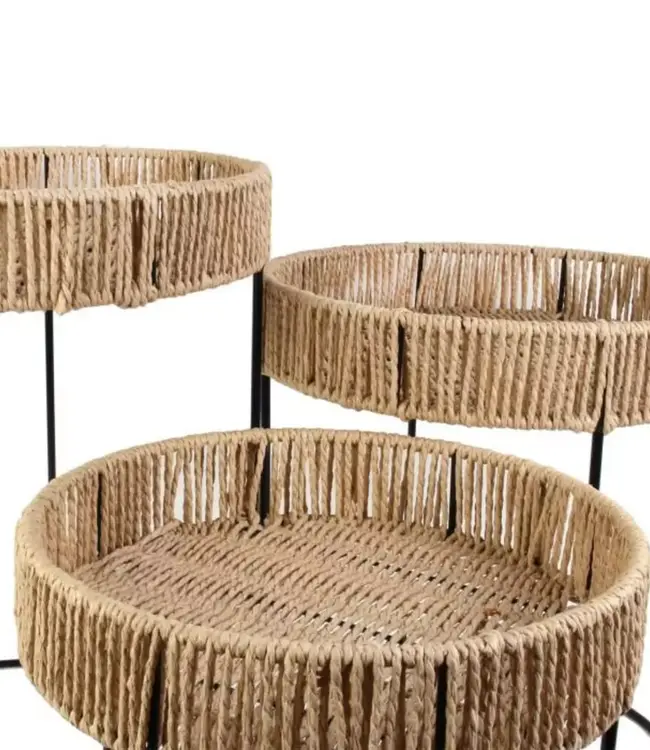 Set van 3 Ronde Bijzettafels – Blue Lagoon