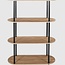 Cobe 4-Shelf Display Rack – Black Frame – 113 cm