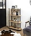 Cobe 4-Shelf Display Rack – Black Frame – 113 cm