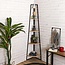 5-Tier Corner Shelf - Black - 180cm