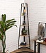 5-Tier Corner Shelf - Black - 180cm