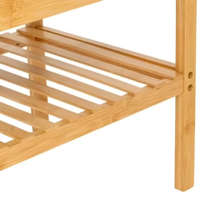 5Five Bamboo Shoe Bench – 2-Tier