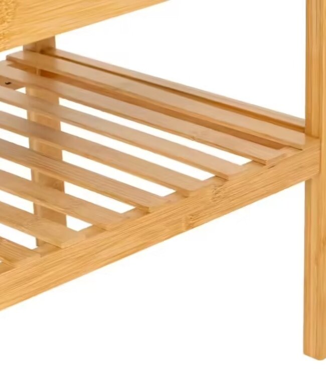 5Five Bamboo Shoe Bench – 2-Tier