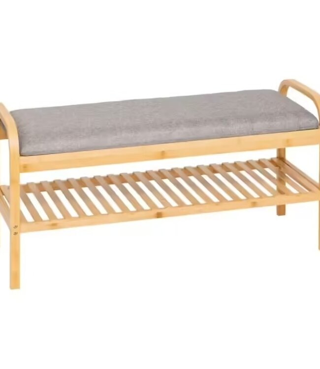 5Five Bamboo Shoe Bench – 2-Tier