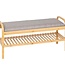 5Five Bamboo Shoe Bench – 2-Tier