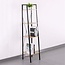 Standing Shelf – 4 Tiers – Wood & Metal – Black