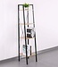 Standing Shelf – 4 Tiers – Wood & Metal – Black