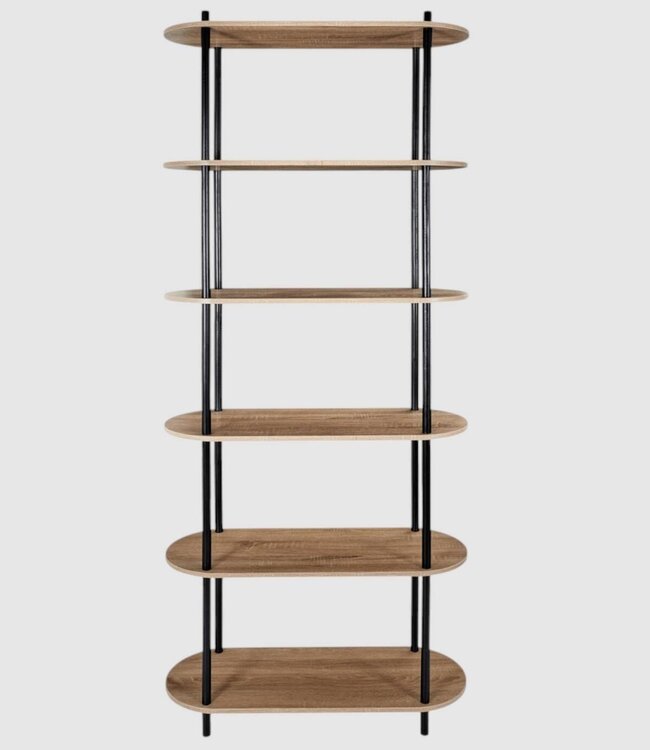 Cobe Stellingkast – 6 Planken – Grenenhout - 181cm