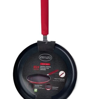 Ceruzo PFAS-Free 24 cm Pancake Pan – Jazzy Red