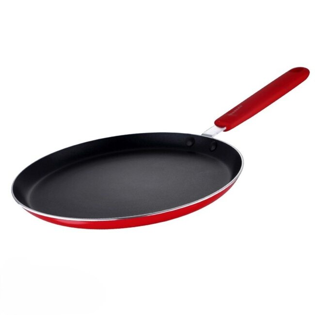 PFAS-Free 24 cm Pancake Pan – Jazzy Red