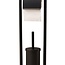 Freestanding Black Stainless Steel Toilet Butler