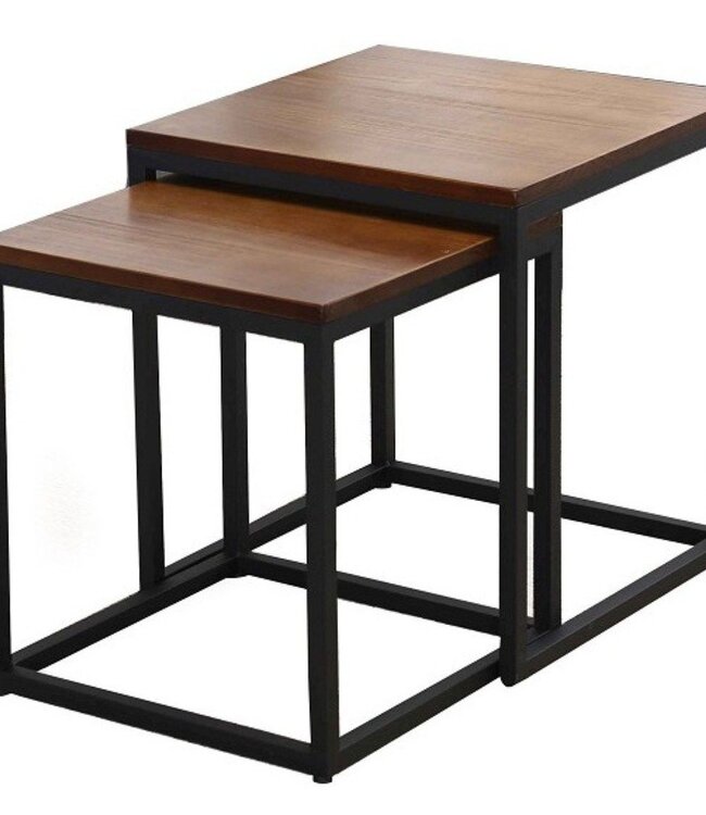 Set of 2 Side Tables – Vancouver Style