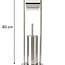 Ceruzo Freestanding Stainless Steel Toilet Butler - Glossy Finish