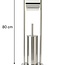 Freestanding Stainless Steel Toilet Butler
