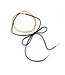 Choker Ketting – Zwart – 137 cm