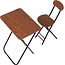 Ceruzo Klaptafel met Stoel - Bruin
