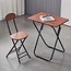 Ceruzo Folding Table with Chair - Brown