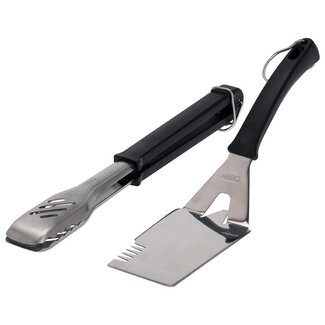 Vaggan Solide roestvrijstalen BBQ-set met spatel en vleestang