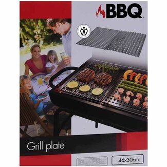 BBQ 2 Pieces Stainless Steel BBQ Grill Plate / Snack Rack