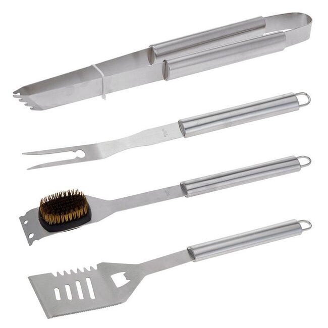 BBQ Gereedschapset 4-delig in luxe koffer