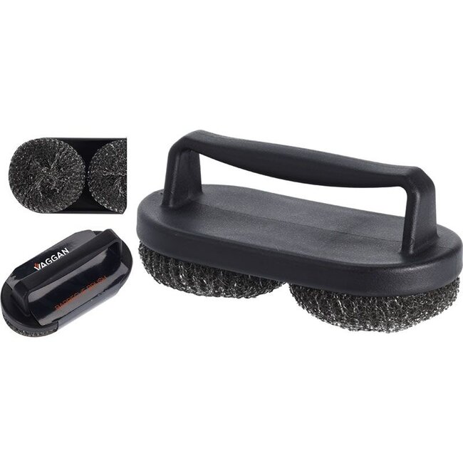 BBQ Reinigingsborstel met 2 borstels