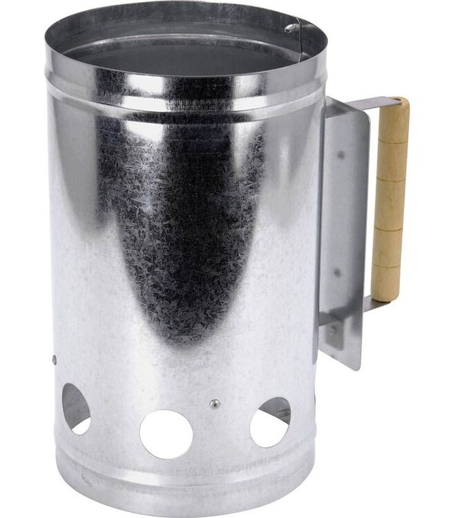 Barbecue snelstarter met houten handvat