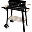 BBQ Charcoal BBQ with Side Table and Windshield