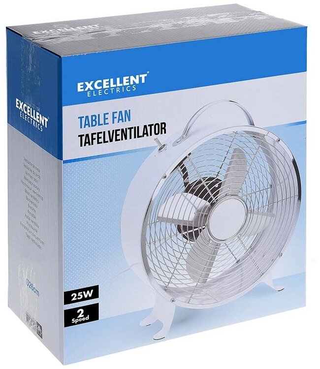 Retro Tafelventilator – 25W – 2 Snelheden