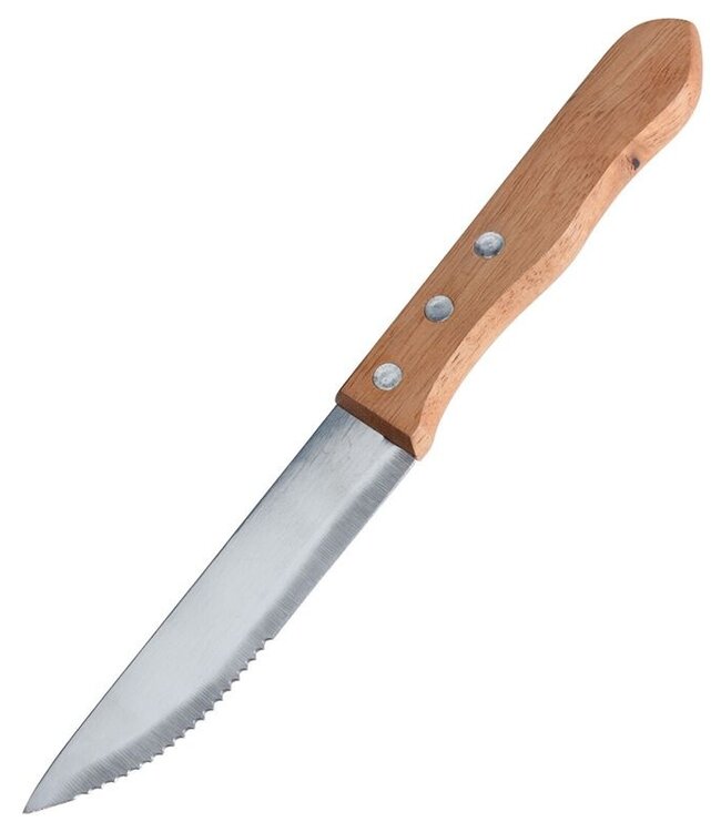Meat Knife with Wooden Handle – 24 cm