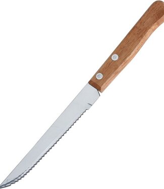 Vaggan Stainless Steel BBQ Skewers with Wooden Handle – Set of 6