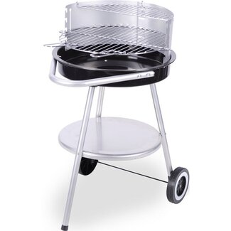BBQ Mobile Charcoal Barbecue with Adjustable Grill Grate