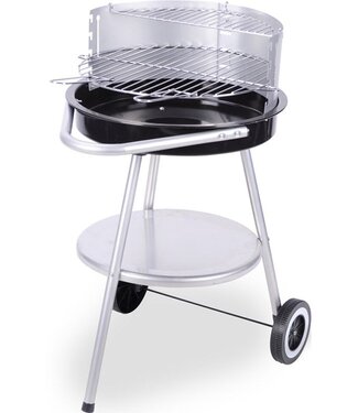 Verrijdbare Houtskoolbarbecue met Verstelbaar Grillrooster