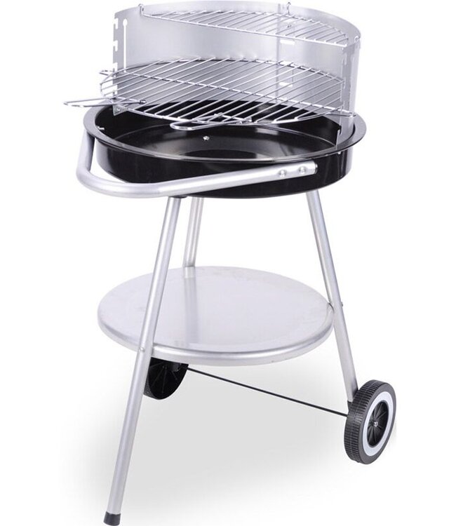 Verrijdbare Houtskoolbarbecue met Verstelbaar Grillrooster