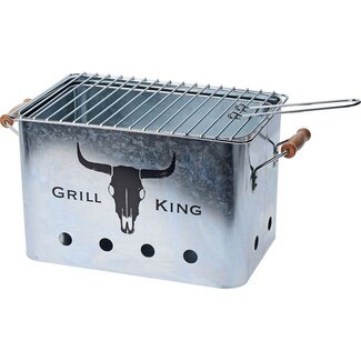 Zinc Barbecue with Wooden Handles