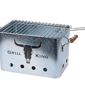 Zinken Barbecue met Houten Handvaten