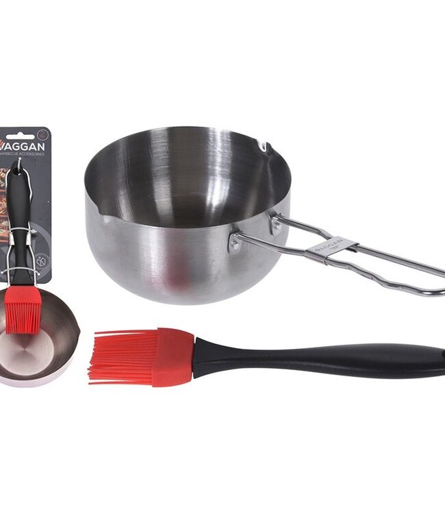BBQ Marinadeset met Siliconen Borstel