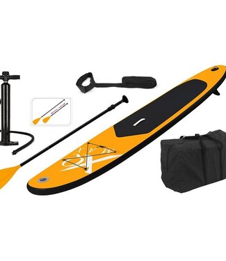 Inflatable SUP Board 285 cm – Orange – Up to 80 kg – Complete Set with Accessories