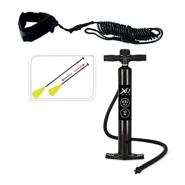 Opblaasbaar SUP Board 305 cm – Lime – Tot 100 kg – Compleet met Accessoires