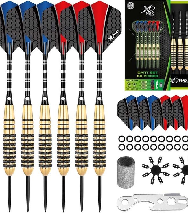 Dartset 6x 24g Steeltip – 56-delig