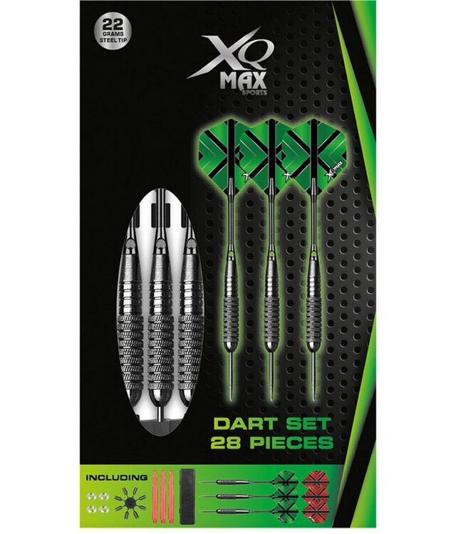Dartset 3x 22g Steeltip – 28-delig
