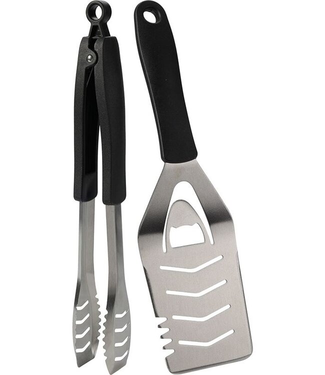 2-Piece BBQ Tool Set – Stainless Steel