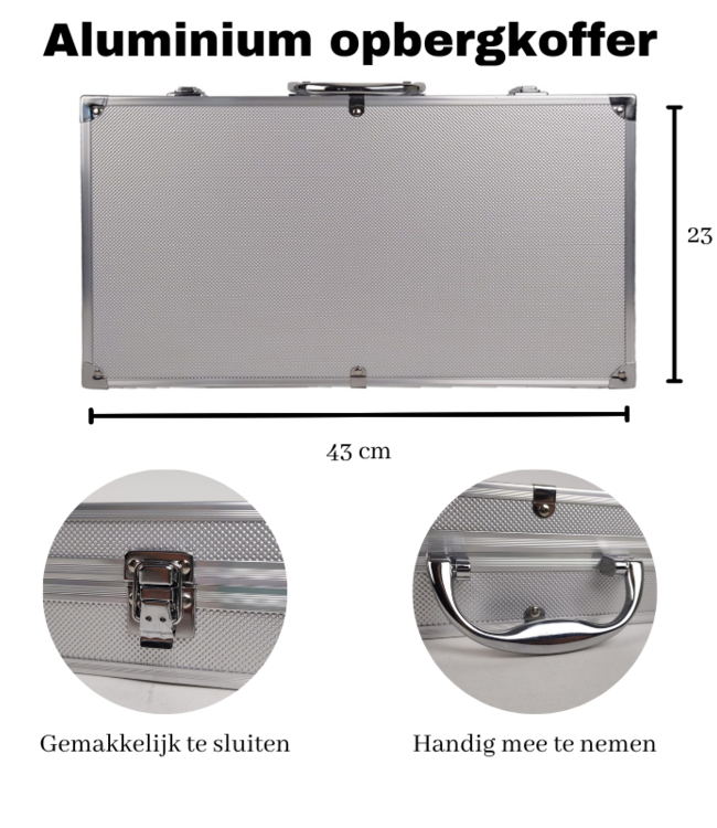 Ceruzo BBQ Gereedschapset – Luxe 19-delige