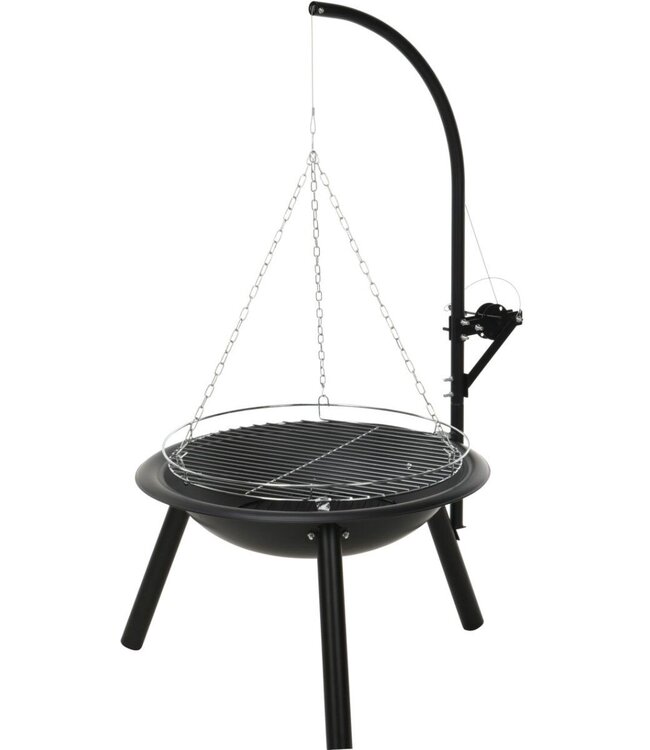 Fire Pit BBQ with Grill – Ø55 cm