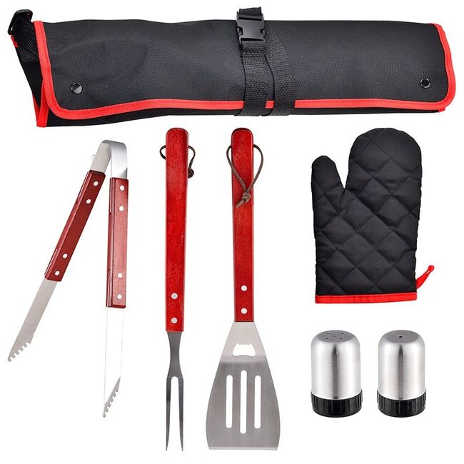BBQ Accessories Gift Set – 7-Piece