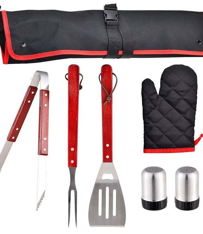 BBQ Accessoires Geschenkset – 7-delig