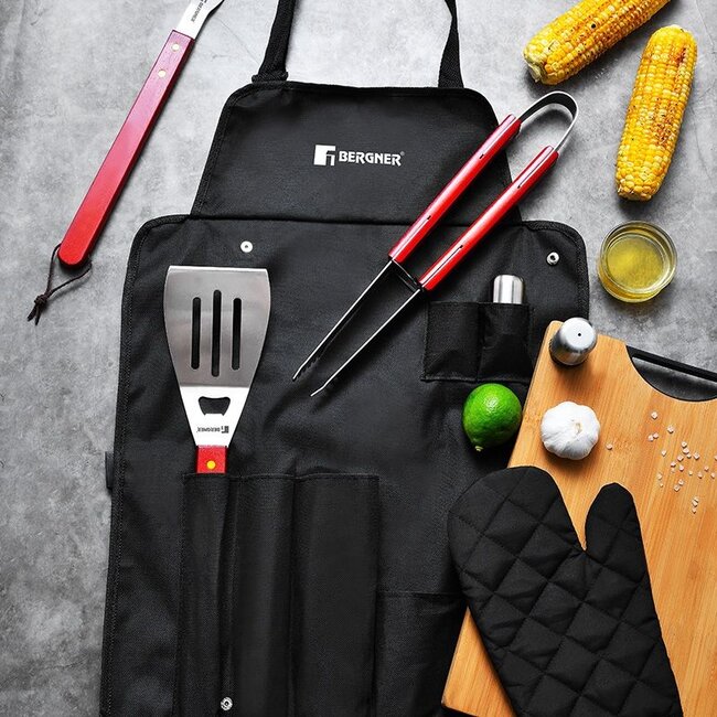 Bergner BBQ Accessories Gift Set - 7 pieces