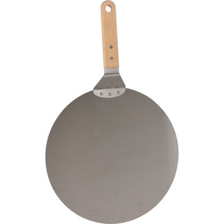 BBQ Pizza Server – Pizza Peel with Wooden Handle