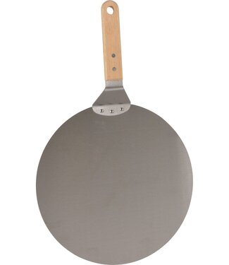 BBQ Pizza Server – Pizza Peel with Wooden Handle