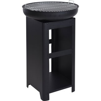 BBQ Grillplaat met Opslag – Hoog Model