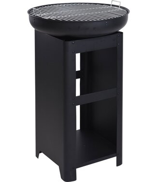 BBQ Grillplaat met Opslag – Hoog Model
